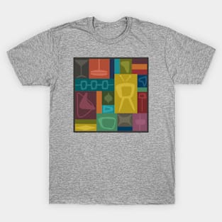 Mid-Century Modern All Over Print T-Shirt